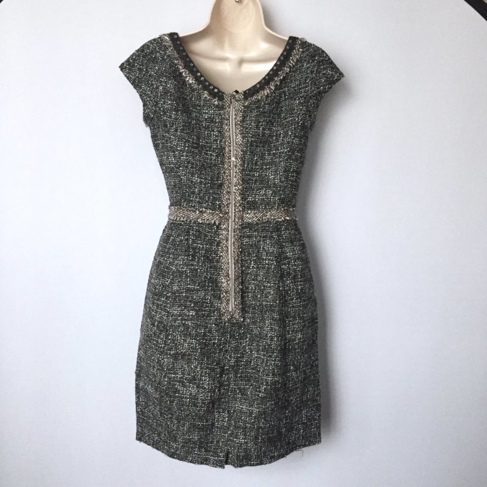 Rebecca Taylor Gray Tweed Dress - Picture 4 of 4